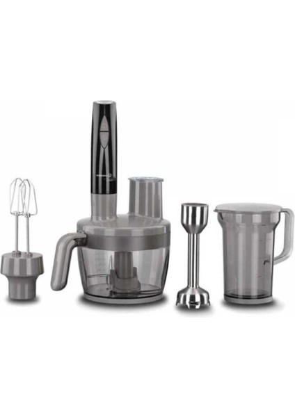 A455 Vertex Multi Siyah Blender Set 0,5 - 1,5 L Plastik li Siyah 800