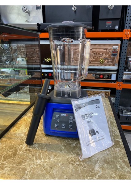 1200 Watt + Bar Blender Buz Kırıcı Dijital 2200 W 3 Litre  Mavi  li