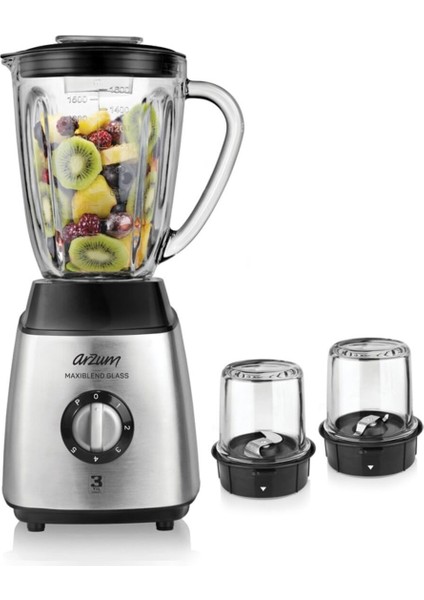 li AR1056 Maxiblend Glass Sürahi Blender - Paslanmaz Çelik Modern C / F 22