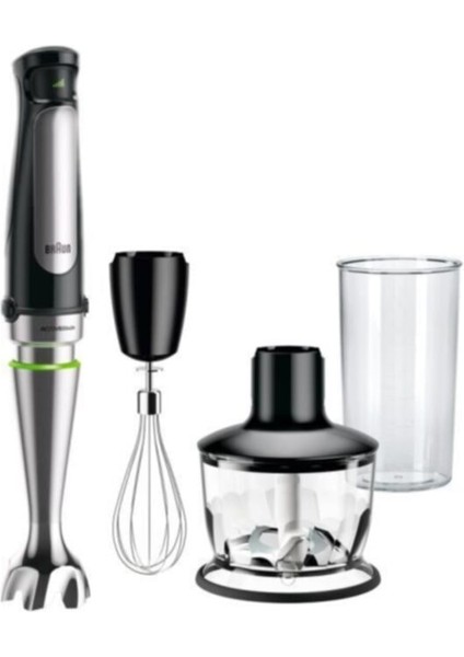 Çelik Multiquick 7 Mq 7035X 1000 W Blender Seti Metal Siyah  li Turbo 500 -