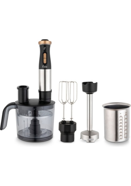 Plastik Pro Intermix Blender Seti Modern 800 - 1200 Watt li Siyah Pl