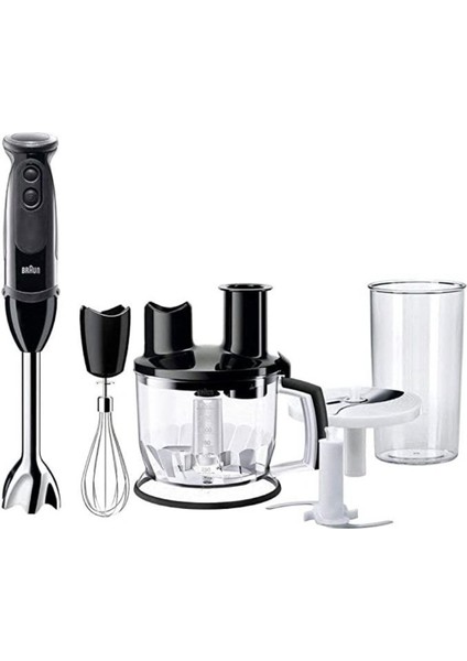 800 - 1200 Watt MQ5275BK Blender Seti Plastik Metal C / F Turbo 220 - 240 V Siyah 1,5 L Resmi