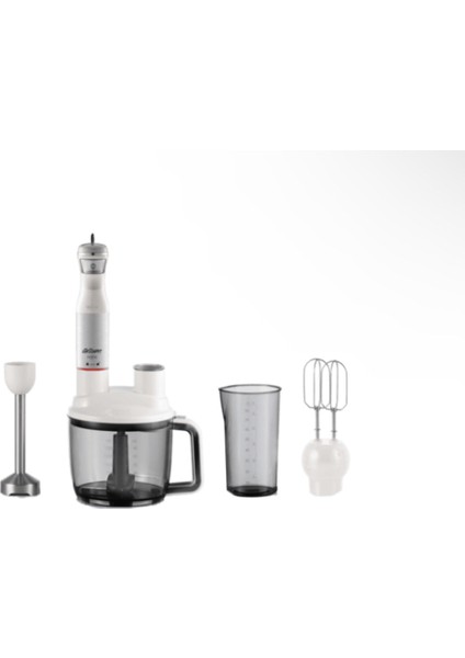 F AR1157-S Forte Multi Blender Seti 800 - 1200 Watt 1 - 2 L 3 Kademeli Beyaz Metal 220 - 240 V 50 H