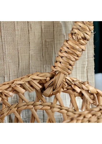 Doğal Deniz Sazı Çanta Delikli Askılı Bej Plaj Çantası Günlük Çanta Yüksek Kalite El Işçiliği Oceanpoint indirimleri