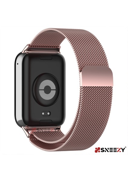Xiaomi Mi Band 8 Pro Uyumlu Woven Wire Tasarım Metal Hasır Kordon fiyatları
