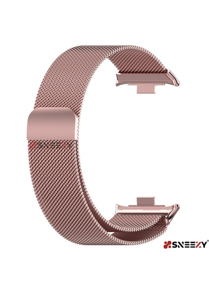 Xiaomi Mi Band 8 Pro Uyumlu Woven Wire Tasarım Metal Hasır Kordon indirimleri