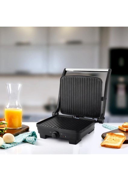 4 Orginal Smart Grill Tost Makinesi Siyah Döküm Siyah 1501 - 2000 Watt Ithalatçı  Tek Yönl