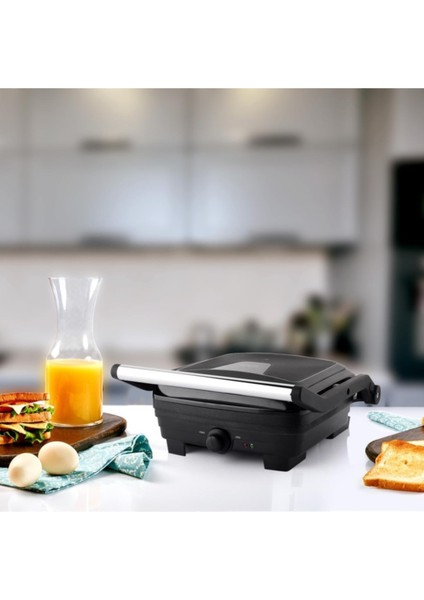 4 Orginal Smart Grill Tost Makinesi Siyah Döküm Siyah 1501 - 2000 Watt Ithalatçı  Tek Yönl