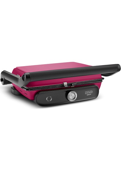 Bordo Gastro Grill Glass Premium 2400W Tost Makinesi Viva Magenta 6+ gr