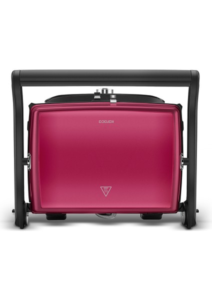 Bordo Gastro Grill Glass Premium 2400W Tost Makinesi Viva Magenta 6+ gr