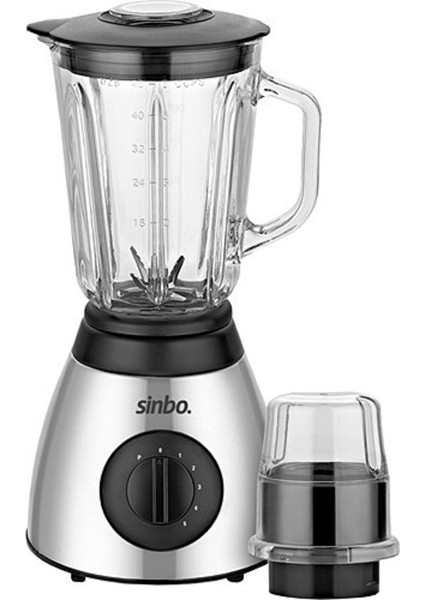 Beyaz SHB-3113 600 W Öğütücü ve Cam Blender 500-1500 Watt