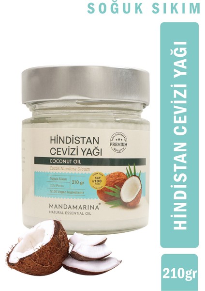 Hindistan Cevizi Yağı 210 ml