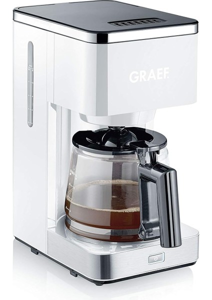 FK401EU Cam Sürahili Filtre Kahve Makinesi Beyaz