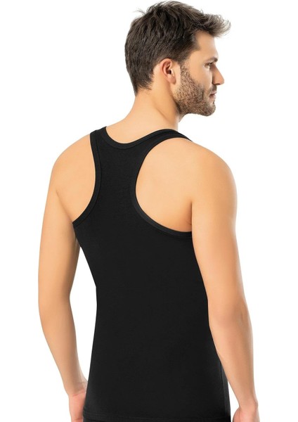 Erkek Likralı Sporcu Askılı Atlet 1121 - 6 Adet