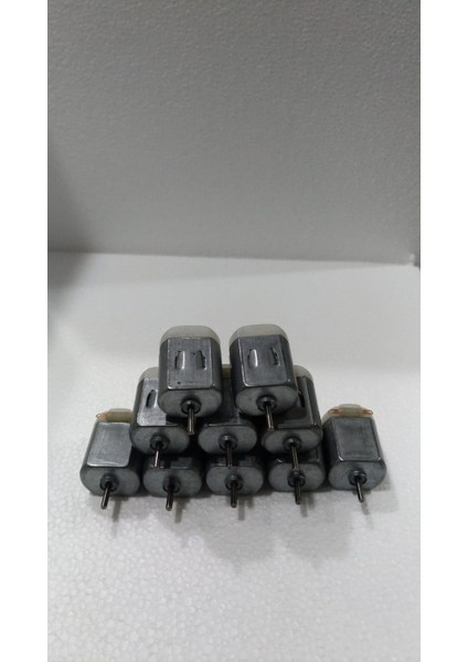 10 Adet, Deney Motoru, Dc Motor, Mini Motor, Elektrik Motoru