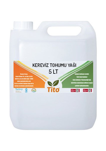 Kereviz Tohumu Yağı 5 lt
