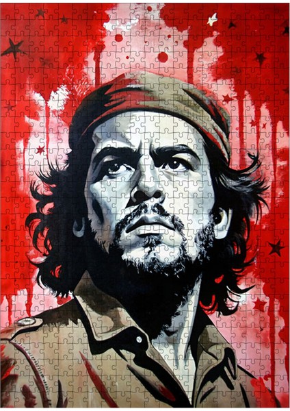 Karizma Tablo Ahşap Mdf Puzzle Yapboz Ernesto Che Guevara 500 Parça 50*70 cm