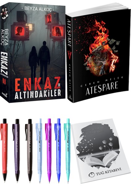 Enkaz Altındakiler 2 - Düşman Okullar 1 + Kalem + Not Defteri