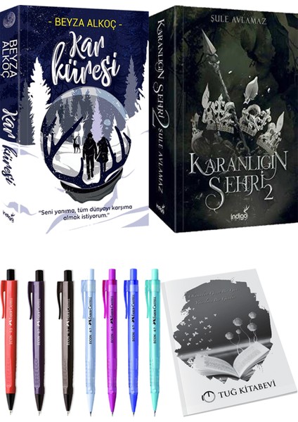 Kar Küresi - Karanlığın Şehri 2 + Kalem + Not Defteri