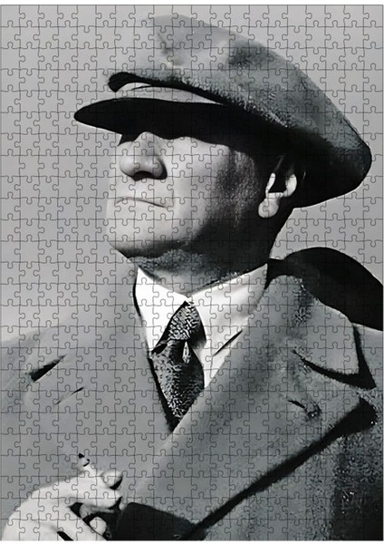 Karizma Tablo Ahşap Mdf Puzzle Yapboz Mustafa Kemal Atatürk 500 Parça 50*70 cm