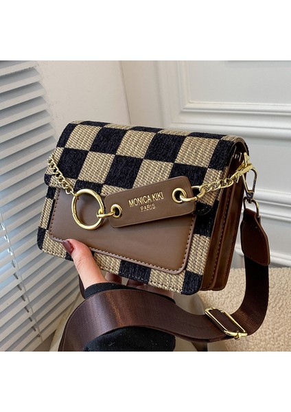 Kadınlar Için Moda Stil Küçük Çanta 2024 Sonbahar ve Kış Yeni Moda Çok Yönlü Crossbody Çanta Moda Omuz Çantası (Yurt Dışından)