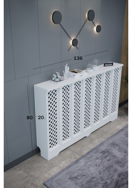 Bgx Modern Petek Onu Dresuar Kaplama 136 cm