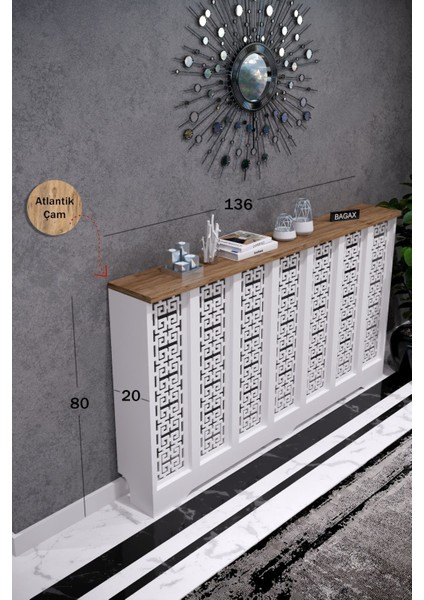 Bgx Modern Petek Onu Dresuar Kaplama 136 cm