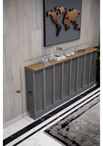 Bgx Modern Petek Onu Dresuar Kaplama 156 cm