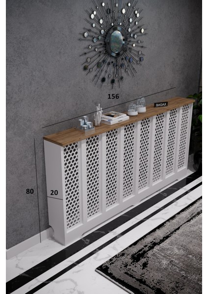 Bgx Modern Petek Onu Dresuar Kaplama 156CM Cok Amacli Dolaplar Ahsap Mobilya Kalorifer Petek Onu