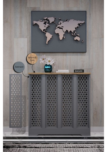 Petek Onu Dresuar Kaplama 76CM Cok Amacli Dolaplar Mobilya Kalorifer Petek Onu Kapatma