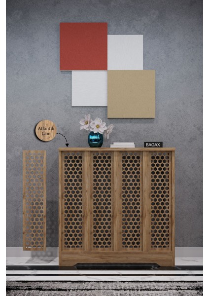 Bgx Modern Petek Onu Dresuar Kaplama 76 cm