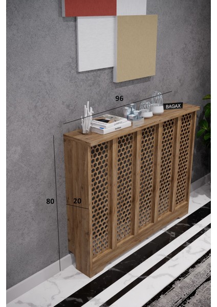 Bgx Modern Petek Onu Dresuar Kaplama 96CM Cok Amacli Dolaplar Ahsap Mobilya Kalorifer Petek Onu