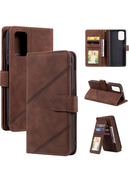 Xiaomi Redmi 9t Kart Tutucu Için Kickstand Cüzdan Flip Folio Pu (Yurt Dışından)