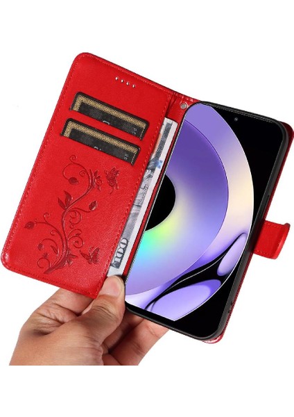 Reamle 10 Pro 5g ve Kart Yuvası Için Kılıf Yüksek Kaliteli Deri Cüzdan Telefon (Yurt Dışından)