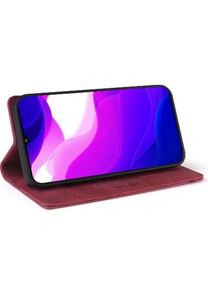 Xiaomi 10 Lite Kickstand Iki Kart Yuvaları Premium Deri Premium (Yurt Dışından)