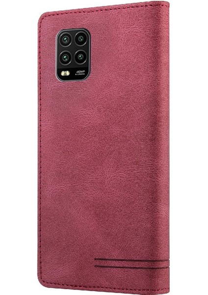 Xiaomi 10 Lite Kickstand Iki Kart Yuvaları Premium Deri Premium (Yurt Dışından) fırsatları