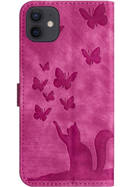 IPhone 12 Için Kılıf Mini Kart Cep Cüzdan Kılıf Flip Folio Tutucu Kapak (Yurt Dışından)
