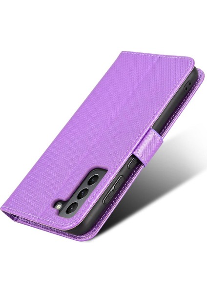 Samsung Galaxy S21 Fe Kart Tutucu Için Kickstand Manyetik Cüzdan Kapak (Yurt Dışından)