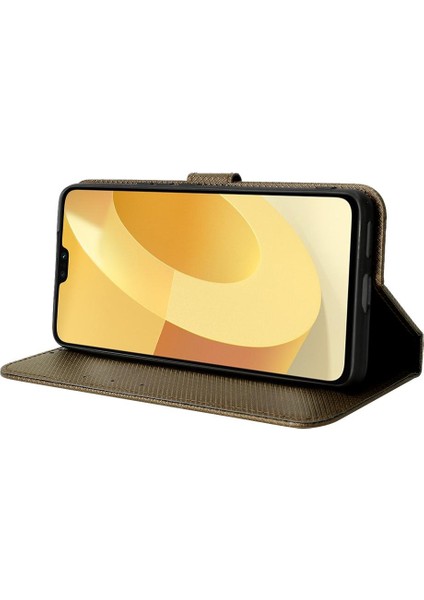 Vivo V23 5g Için Kılıf Kapak Kart Tutucu Kickstand Manyetik Cüzdan (Yurt Dışından)