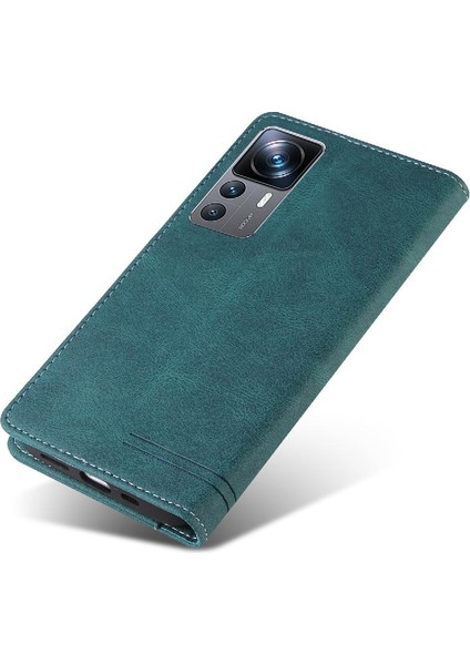 Xiaomi 12T Iki Kart Yuvaları Premium Deri Kickstand Premium (Yurt Dışından)