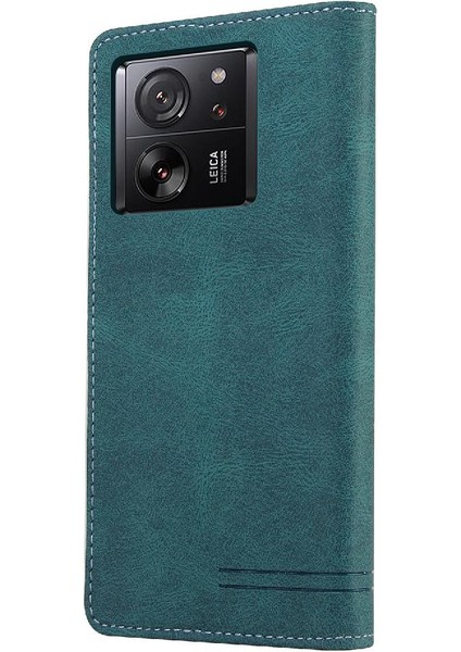 Xiaomi 13T/13T Pro 5g Iki Kart Yuvaları Premium Deri Kickstand (Yurt Dışından)