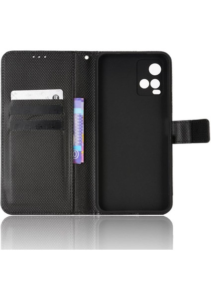 Vivo Y21/Y21S Manyetik Cüzdan Kart Tutucu Kapak Kickstand Için Kılıf (Yurt Dışından) indirimleri