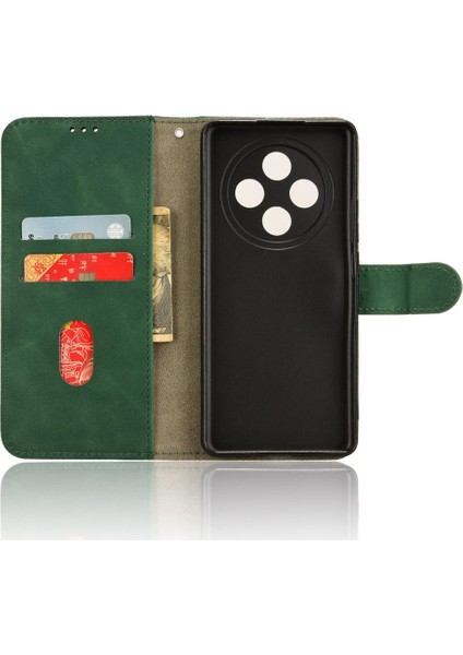 Oppo A3 Pro 5g Kart Ekleme Deri Için Kılıf Folio Flip Case Kapak (Yurt Dışından)