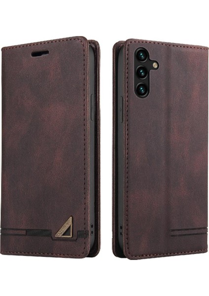 Samsung Galaxy A13 5g Premium Deri Kickstand Premium Deri (Yurt Dışından)