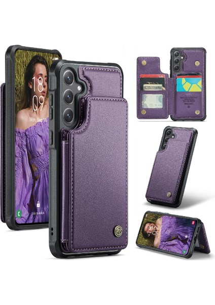 Samsung Galaxy S24 Artı Rfıd Engelleme Kickstand Için Caseme Cüzdan Kılıf (Yurt Dışından)