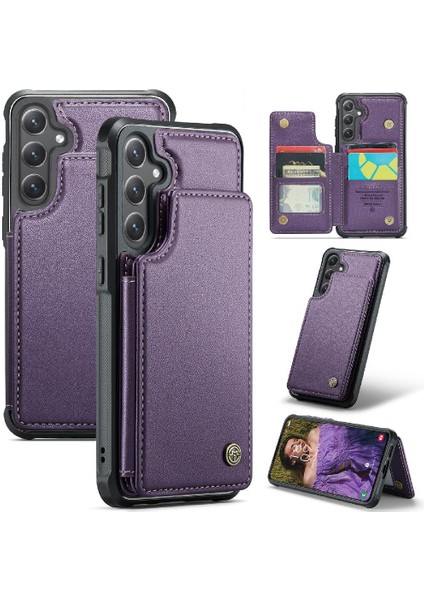 Samsung Galaxy S24 Artı Rfıd Engelleme Kickstand Için Caseme Cüzdan Kılıf (Yurt Dışından)