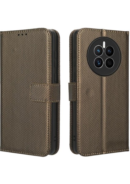 Huawei Mate 50 Için Kılıf Manyetik Cüzdan Kart Tutucu Kapak Kickstand (Yurt Dışından)
