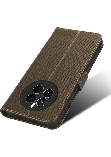 Huawei Mate 50 Için Kılıf Manyetik Cüzdan Kart Tutucu Kapak Kickstand (Yurt Dışından)