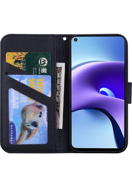 Xiaomi Redmi Not 9t Için Flip Case Darbeye Deri Kılıf Kapak Çevirin (Yurt Dışından)