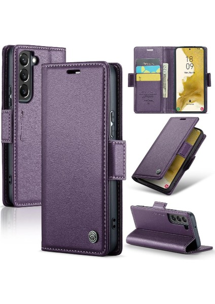 Samsung Galaxy S22 Artı Cüzdan Durumda Kickstand Darbeye Dayanıklı (Yurt Dışından)